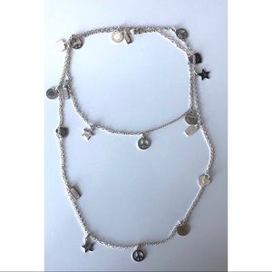 Coach- Silver Charm Necklace